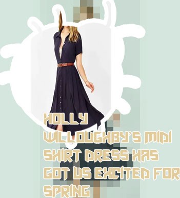Animal print shirt dress midi
