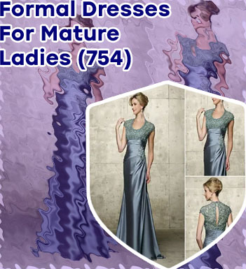Evening wear for elderly ladies