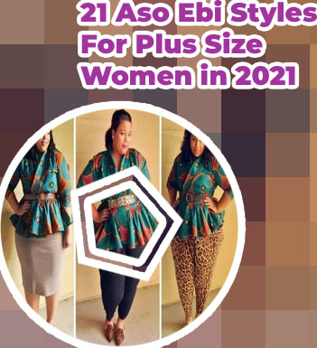 Latest lace styles for big tummy ladies