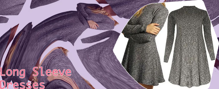 Long sleeve dresses for older ladies