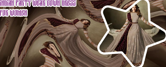 Party wear gown for women