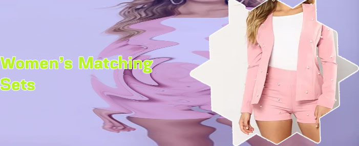 Pink shorts and blazer set