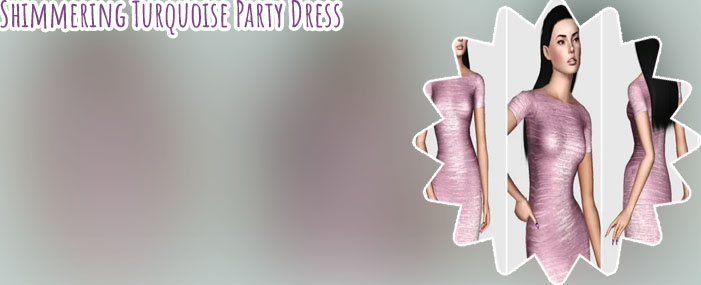 Shimmering party dress