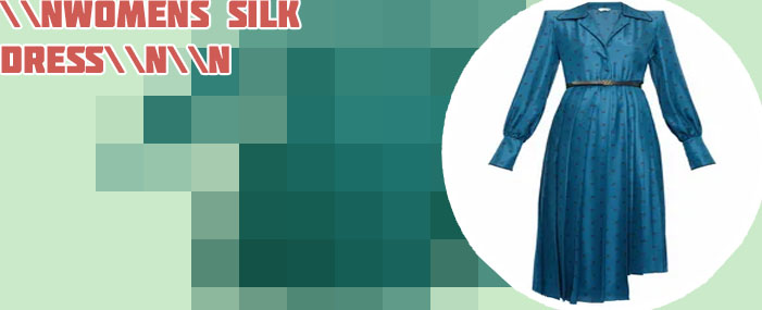 Silk short dress