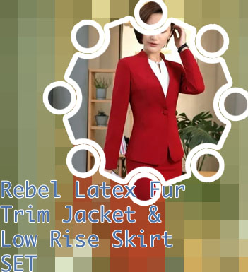 Skirt set with jacket