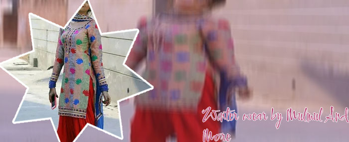 Winter wear punjabi suit