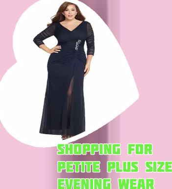 Women's plus size formal evening wear